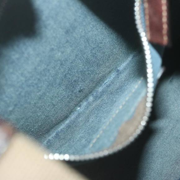 PRADA Shoulder Bag Canvas Navy Auth ep3115 - Picture 10 of 16